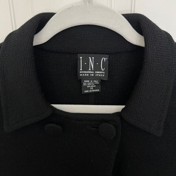 INC International Concepts Merino Wool Blend Kneelength Peacoat Size Medium - Picture 2 of 9